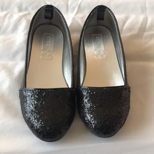 Toddler Girl Black Flats